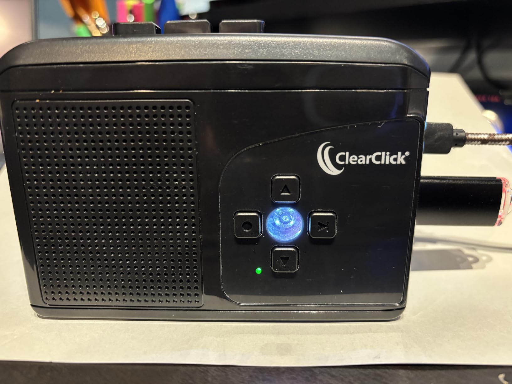 ClearClick Cassette Tape to USB 2.0 (Second Generation) - Convert Cassette Tapes to Digital MP3 Audio Files on USB Flash Drive - File Splitting Feature - Instant Setup - No Computer Required customer photo 1
