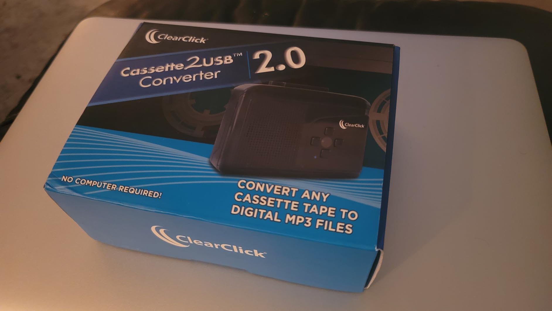 ClearClick Cassette Tape to USB 2.0 (Second Generation) - Convert Cassette Tapes to Digital MP3 Audio Files on USB Flash Drive - File Splitting Feature - Instant Setup - No Computer Required customer photo 2