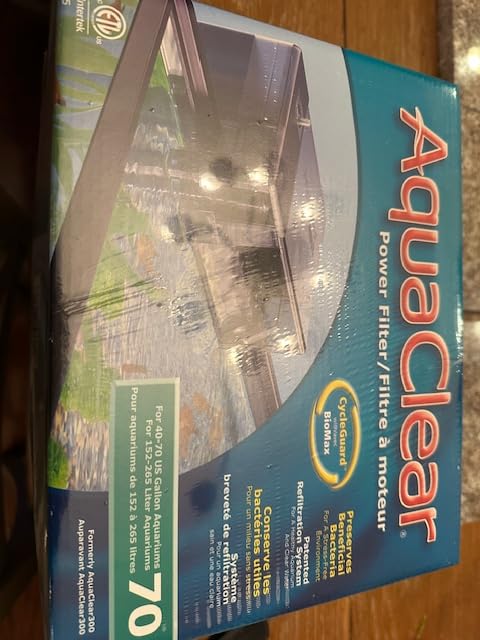 AquaClear 70 Power Filter, Fish Tank Filter for 40- to 70-Gallon Aquariums, Black customer photo 2