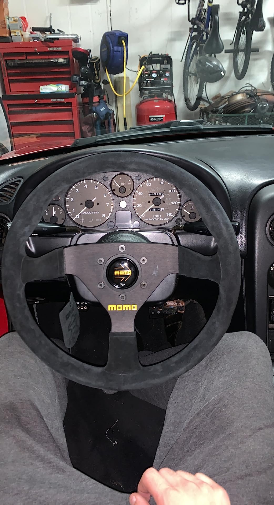 Momo R1909_33S Mod 78 330 mm Suede Steering Wheel customer photo 1