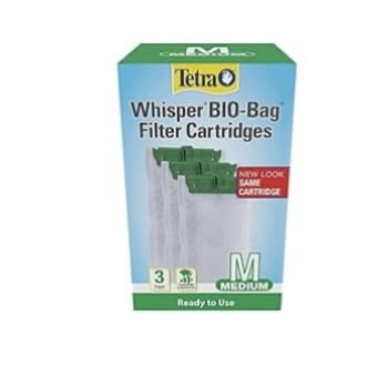 Tetra Whisper Bio-Bag Filter Aquarium Cartridges, Medium Filter for Freshwater and Marine Fish, Removes Odors and Discoloration, Ready to Use, 3 Medium Green Filters customer photo 2