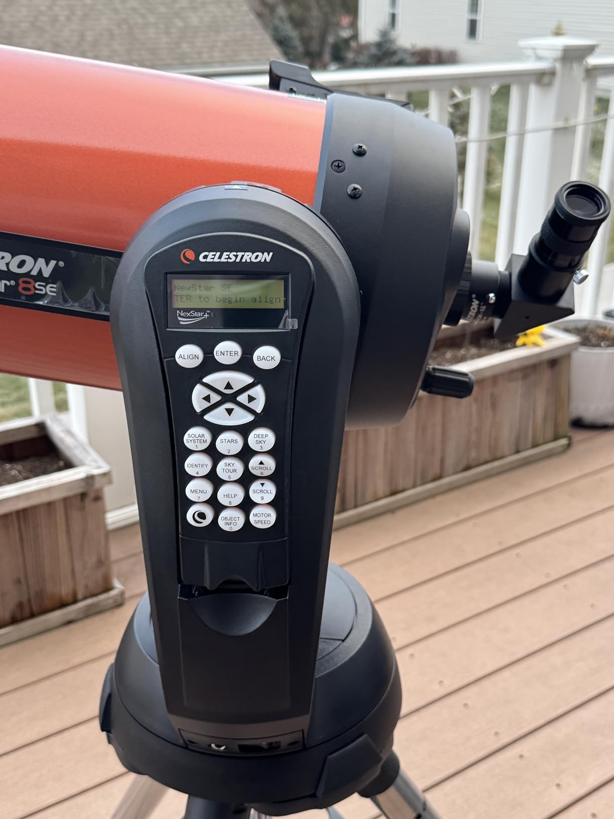 Celestron NexStar 8SE Computerized Telescope - 8-Inch Schmidt-Cassegrain Optical Tube - Fully Automated GoTo Mount with SkyAlign - 40,000+ Object Database customer photo 2