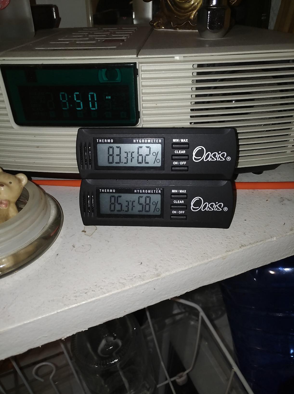 Oasis OH-2 Digital Hygrometer w/clip customer photo 2
