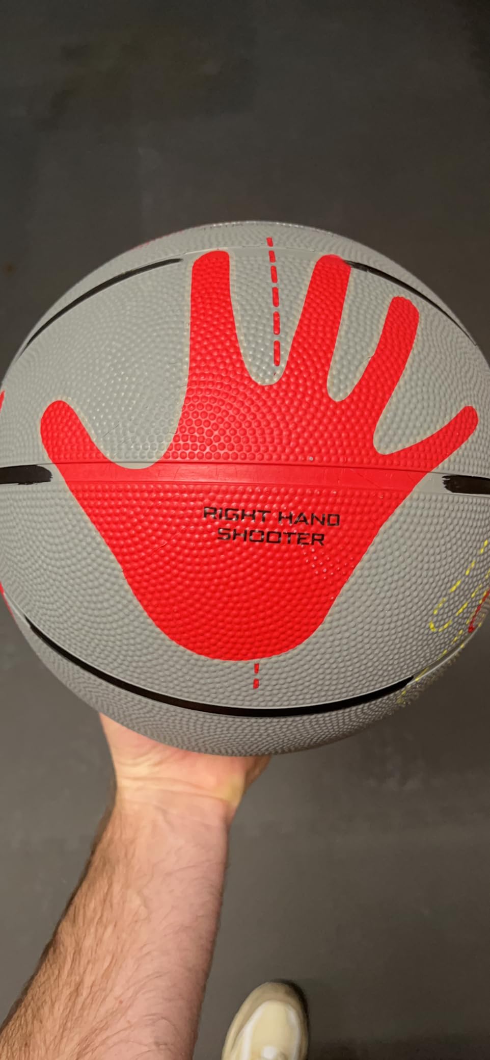 Baden SkilCoach Shooter's Basketball | Rubber Training Basketball | Teaches Hand Postioning | Basektball Training Aid | 28.5-Inch Ball customer photo 2