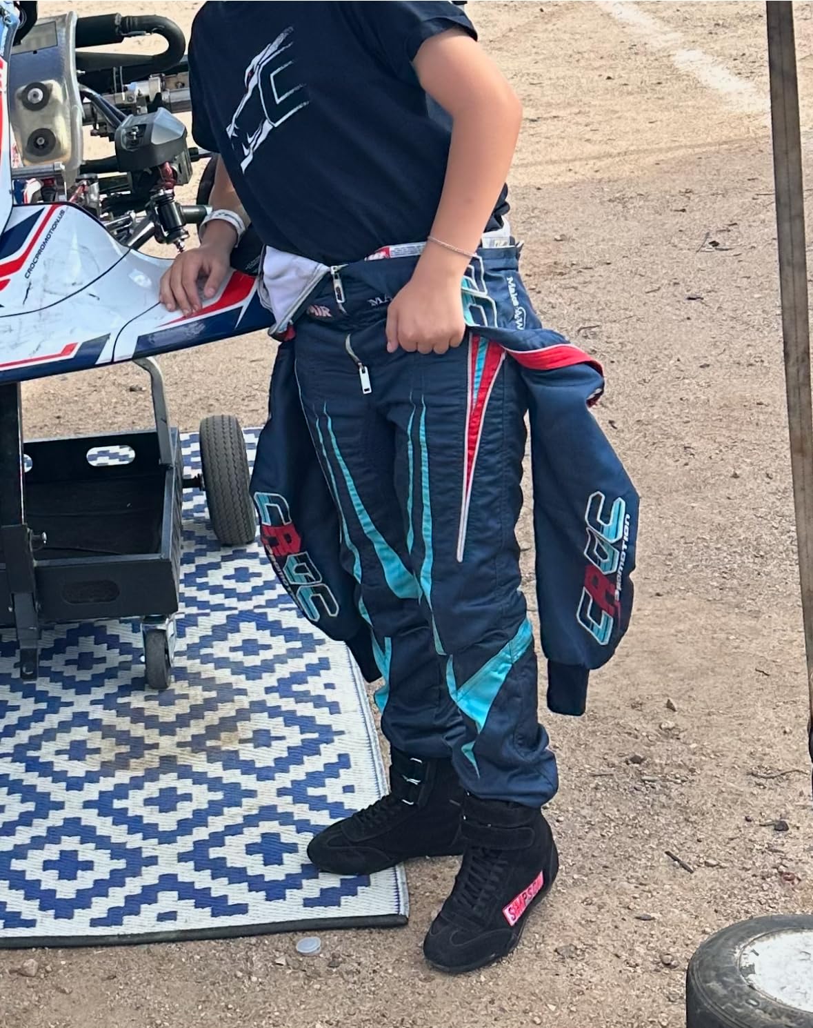 Simpson Racing The Hightop Black SFI Approved Driving Shoes - Premium Pedal Feel customer photo 1