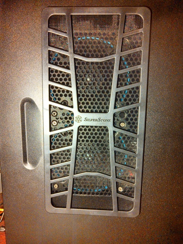 SilverStone Technology FF81 80mm Standard Fan Filter with Honeycomb Grille, black, SST-FF81B customer photo 2