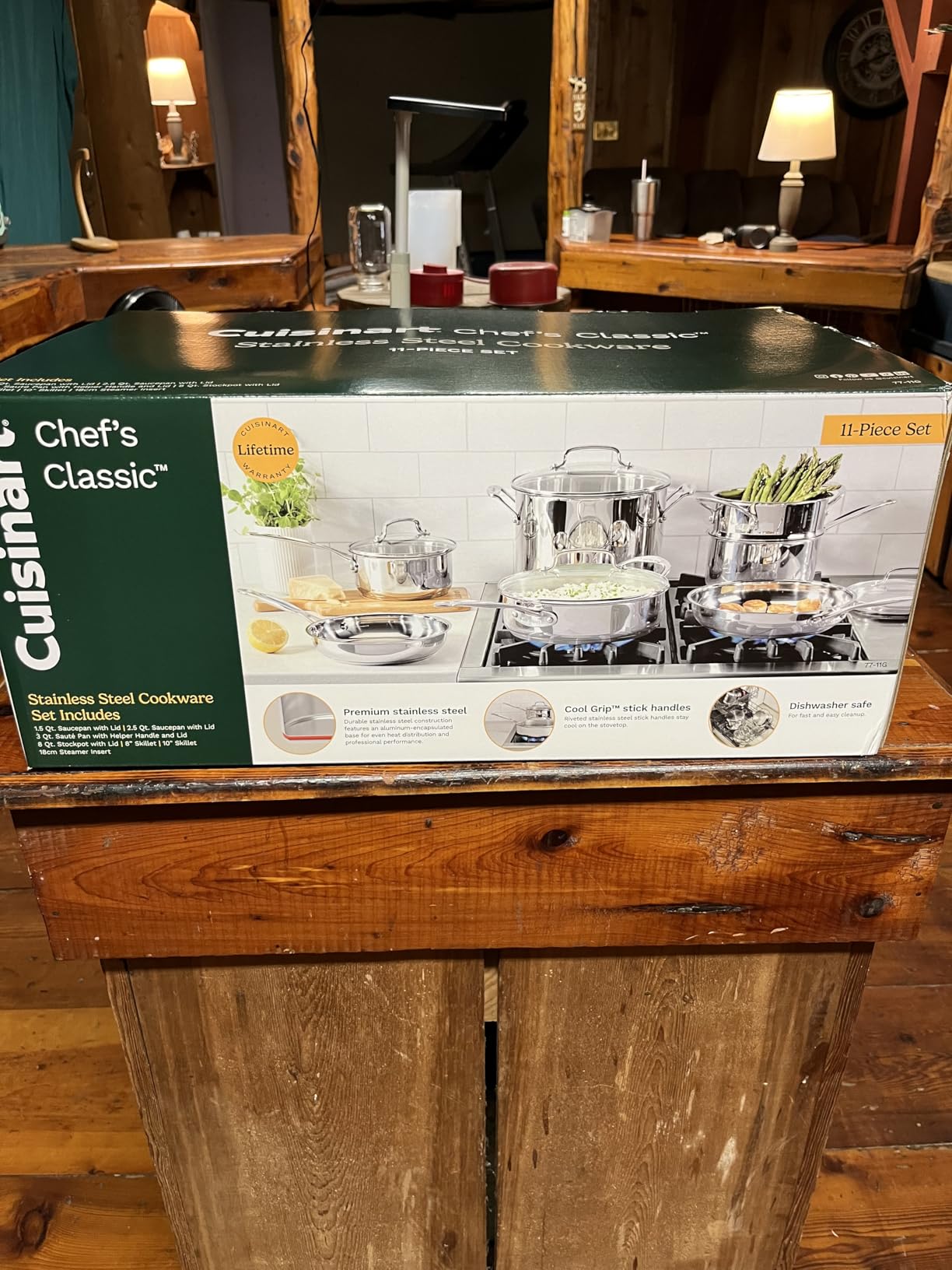Cuisinart Chef's Classic 11-Piece Stainless Steel Pots and Pans Set customer photo 1