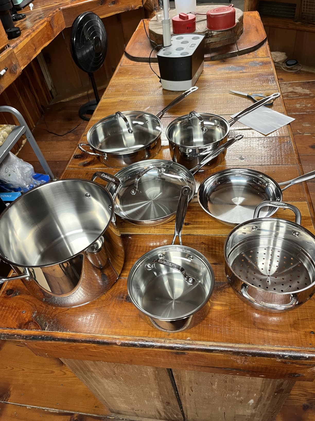 Cuisinart Chef's Classic 11-Piece Stainless Steel Pots and Pans Set customer photo 2