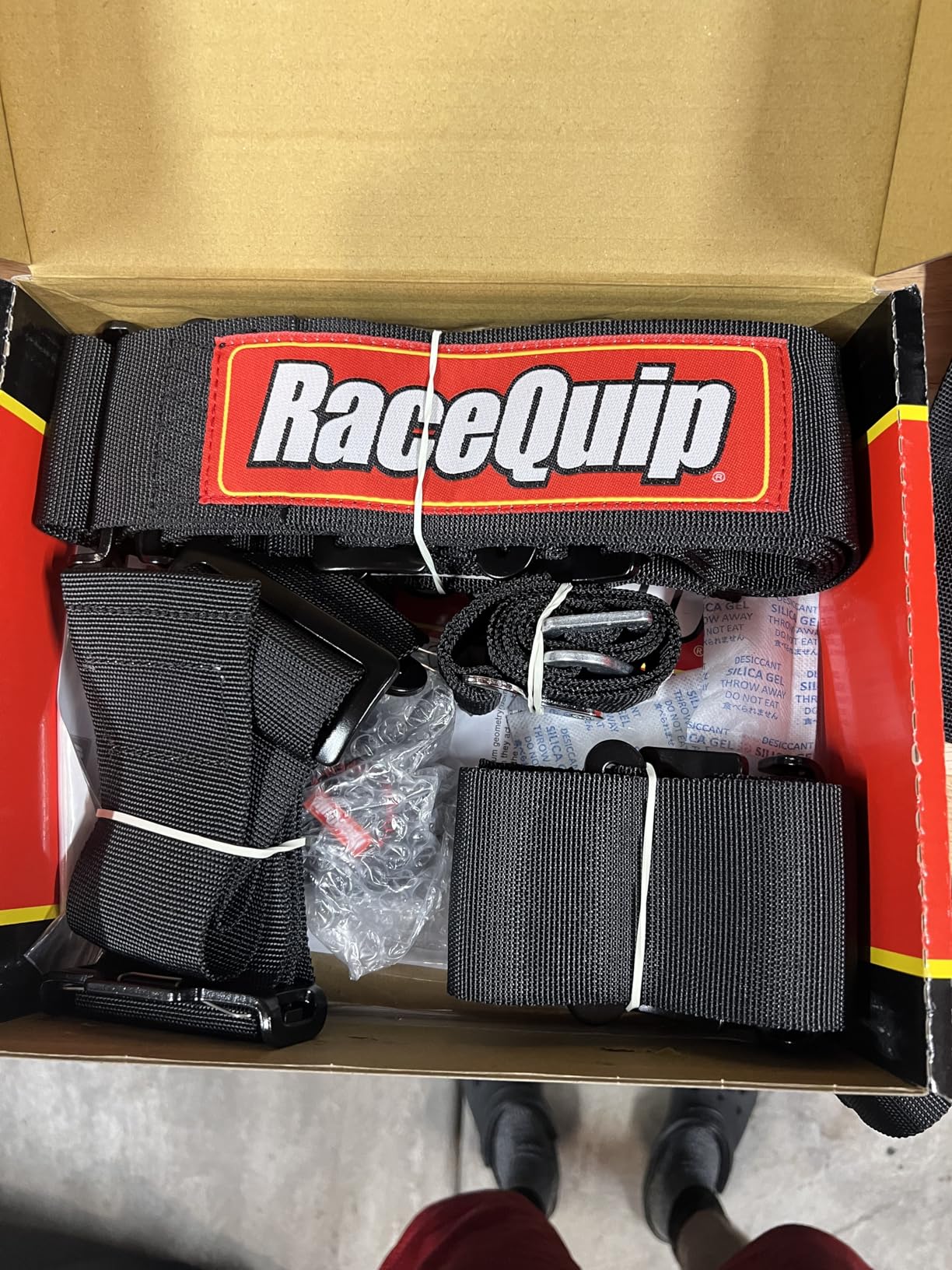 RaceQuip 741001RQP 5 Point Harness Sportsman Camlock SFI 16.1 Pull Down Adjust Bolt-On/Wrap Around Black customer photo 1
