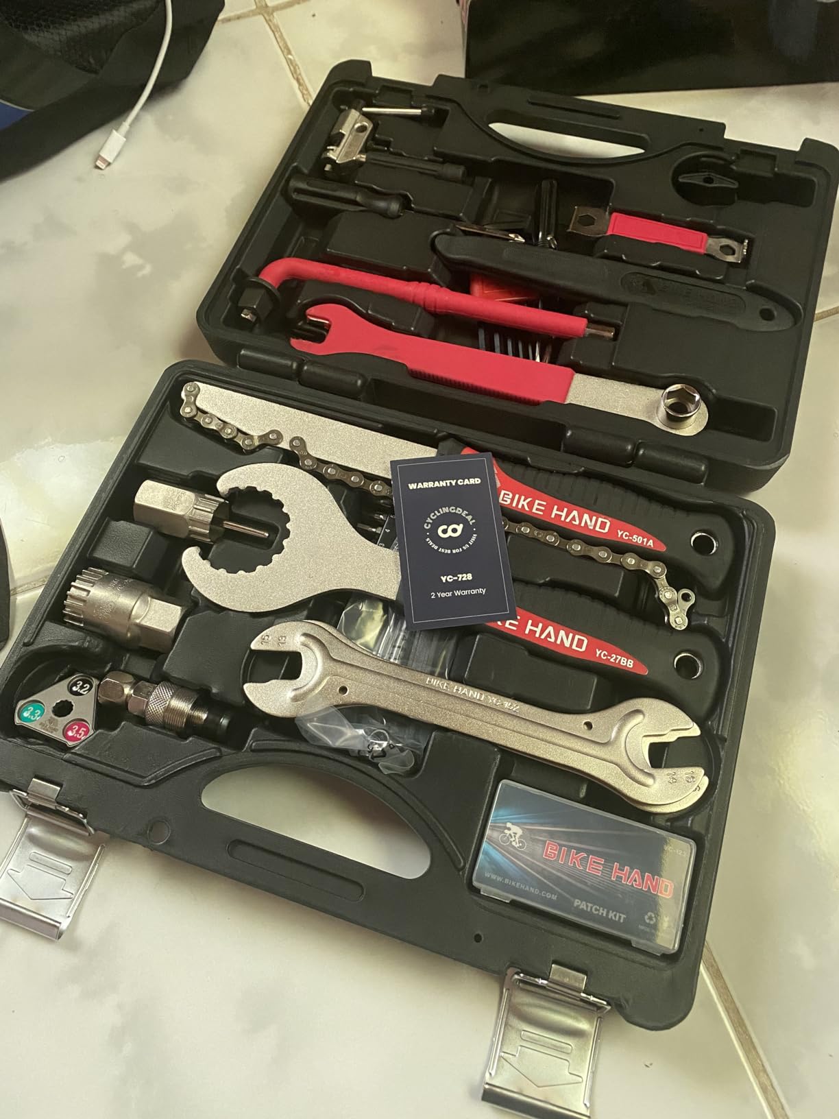 BIKEHAND 18 Piece Bike Bicycle Repair Tool Kit Set - Great Bike Maintenance Tools for Mountain & Road Bike -Bike Tools Set Complete with Torque Wrench customer photo 1