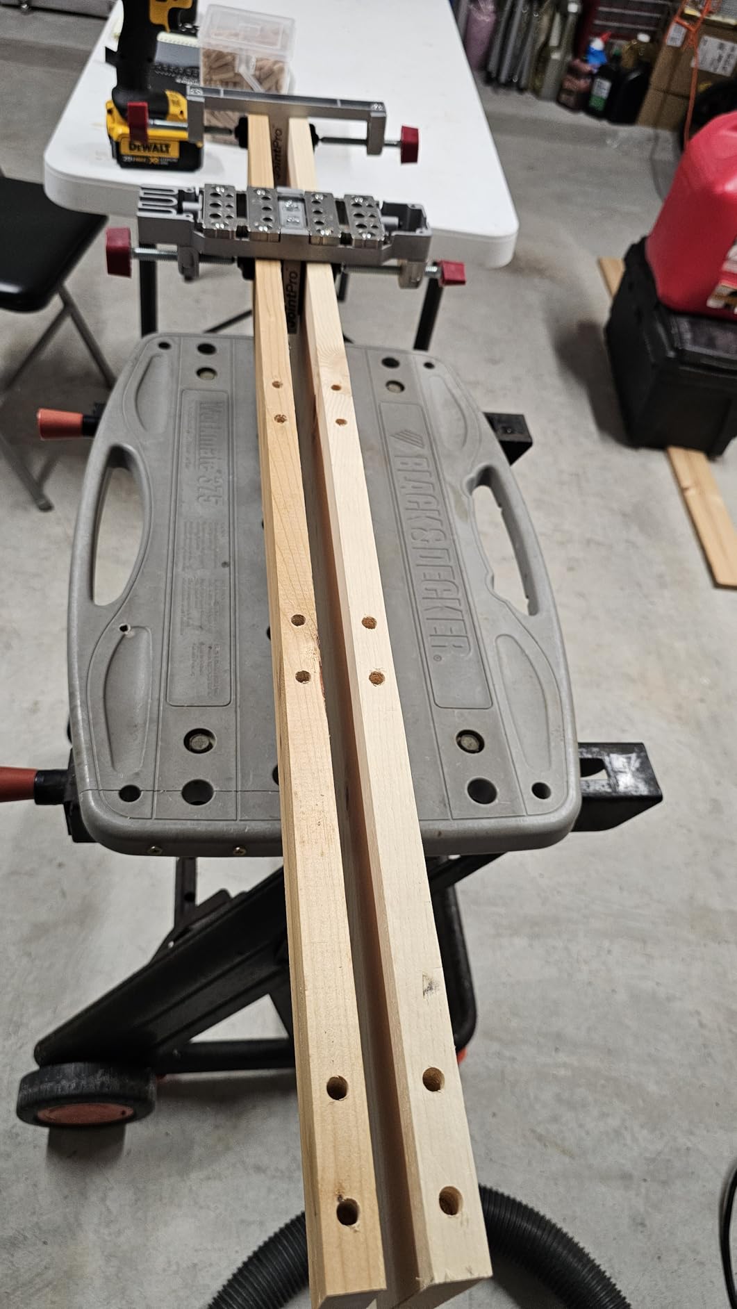 Milescraft 1311 Joint Pro Professional, Self-Clamping All Steel Doweling Jig - Quality - Includes 4 Guide Bushings for 1/4 in., 5/16 in. and 3/8 in. Dowels,Silver customer photo 1