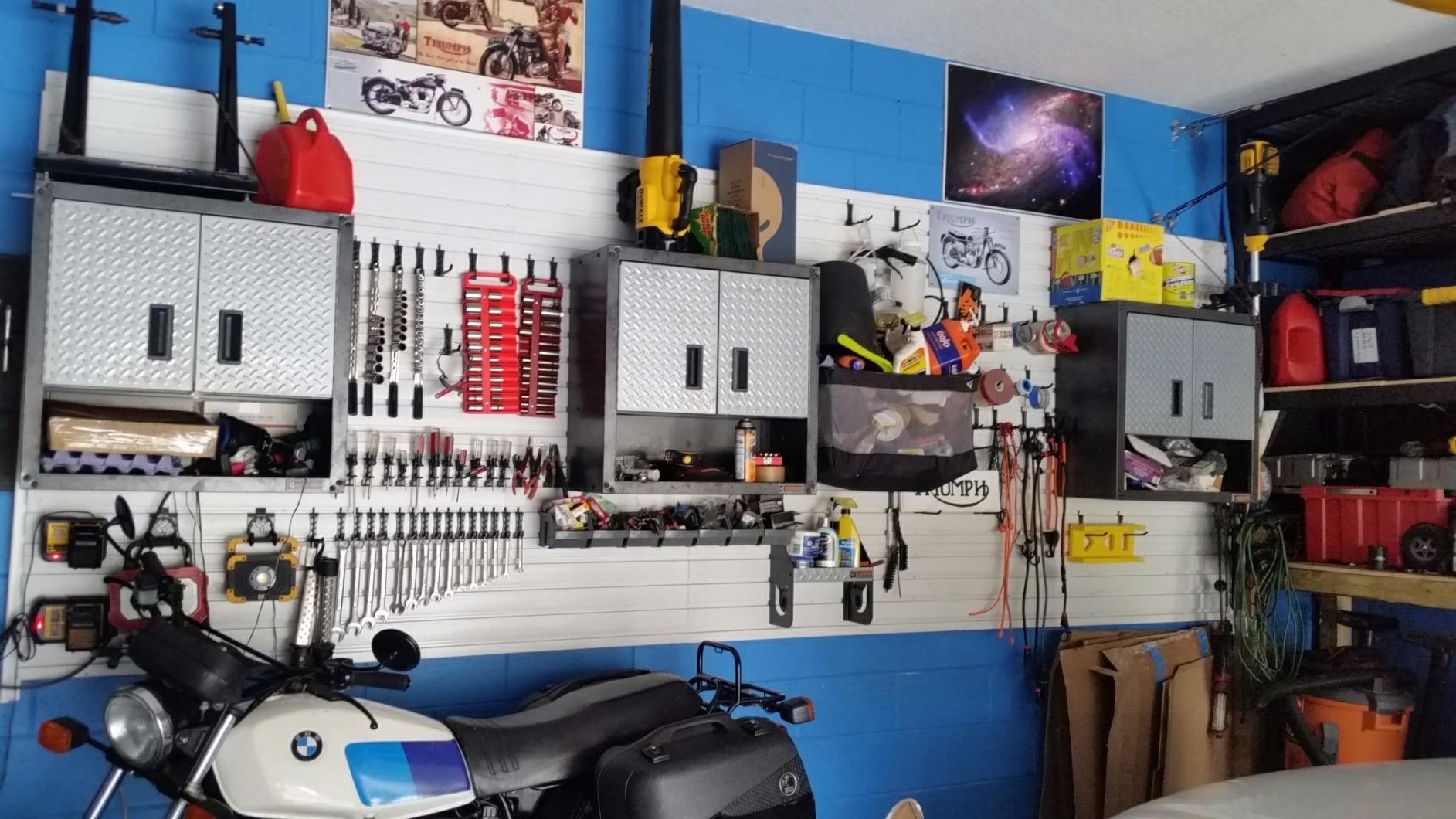 Gladiator Ready-to-Assemble 3/4 Door Wall Gearbox, GAWG28KD - Premier Garage Wall Storage Cabinet customer photo 2