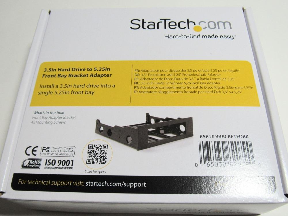 StarTech.com 2.5 to 3.5 SATA Hard Drive Mounting Bracket Kit - Dual SATA SSDs/HDDs Mounting Bracket for Mounting Bay , TAA (BRACKET25X2) customer photo 1