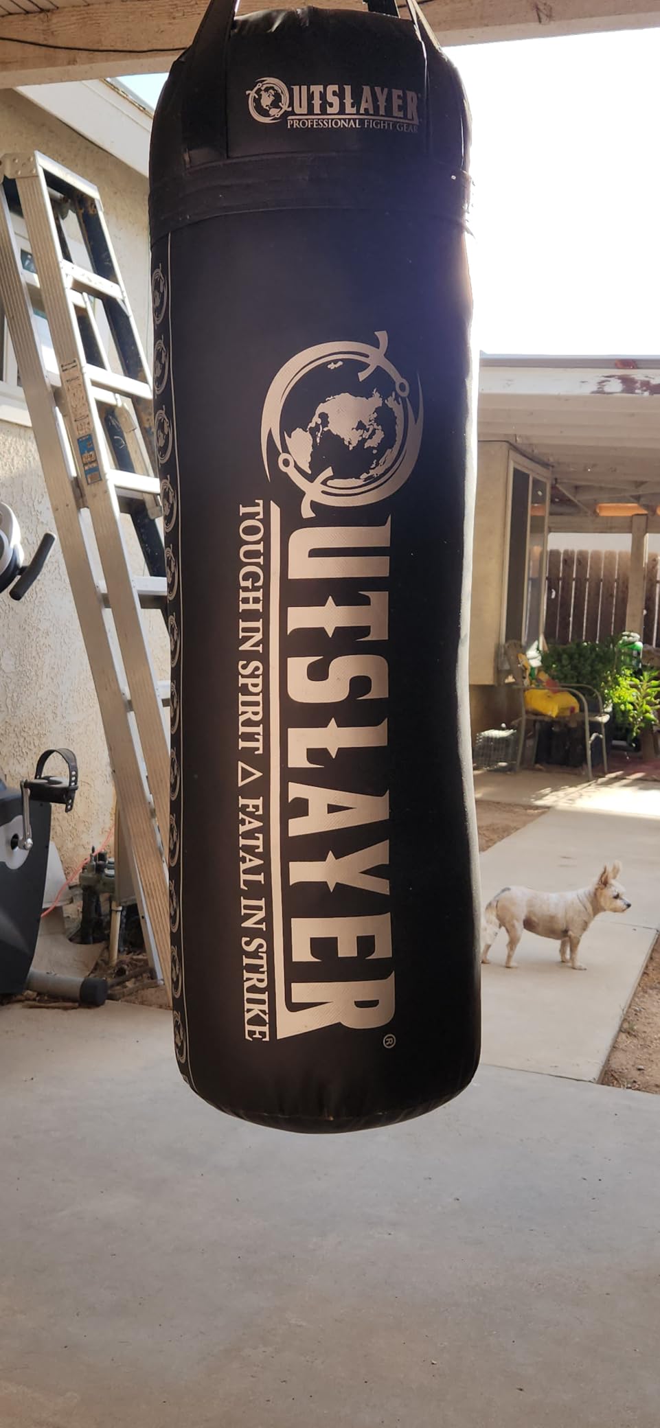 Outslayer 80 Pound Filled Punching Bag Boxing and MMA Made in USA customer photo 1