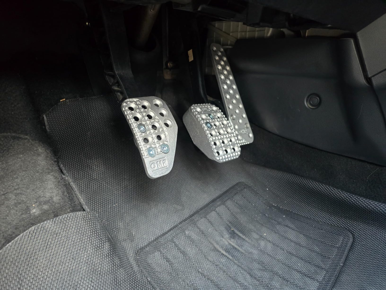 OMP (OA/1010 Racing Pedal Set, silver customer photo 2