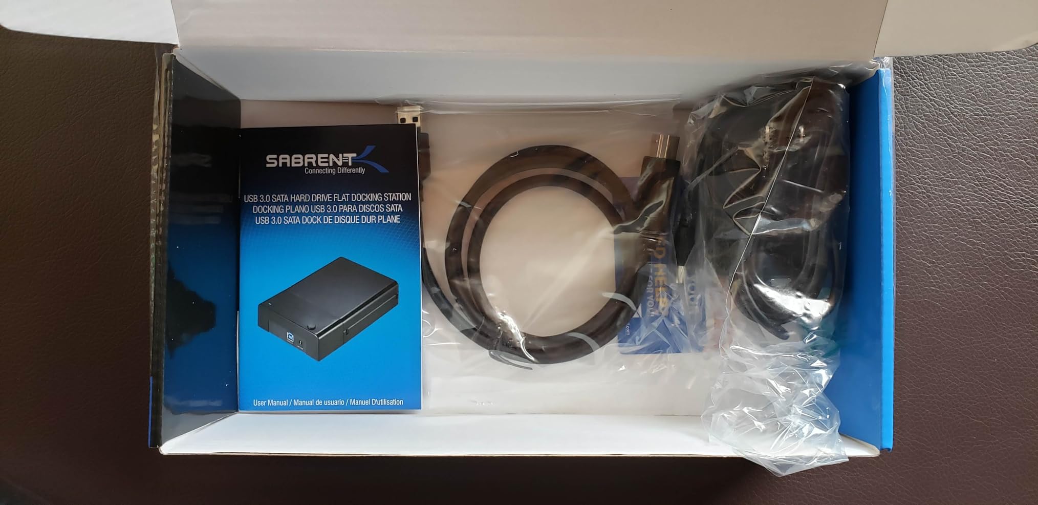 SABRENT USB 3.0 to SATA External Hard Drive Lay-Flat Docking Station for 2.5 or 3.5in HDD, SSD [Support UASP] (EC-DFLT) customer photo 2