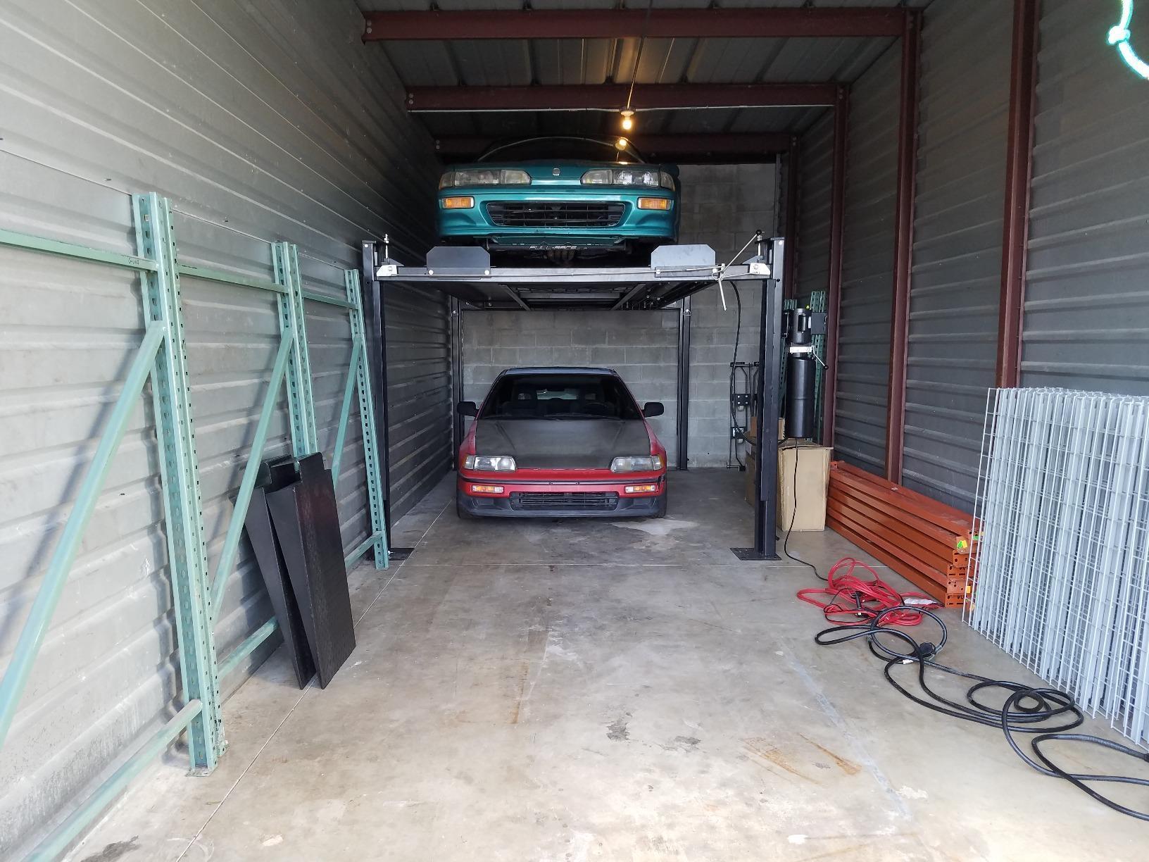 TRIUMPH NSS-8 8000Lbs 4 Post Storage Service Car Auto Lift Truck Hoist customer photo 4
