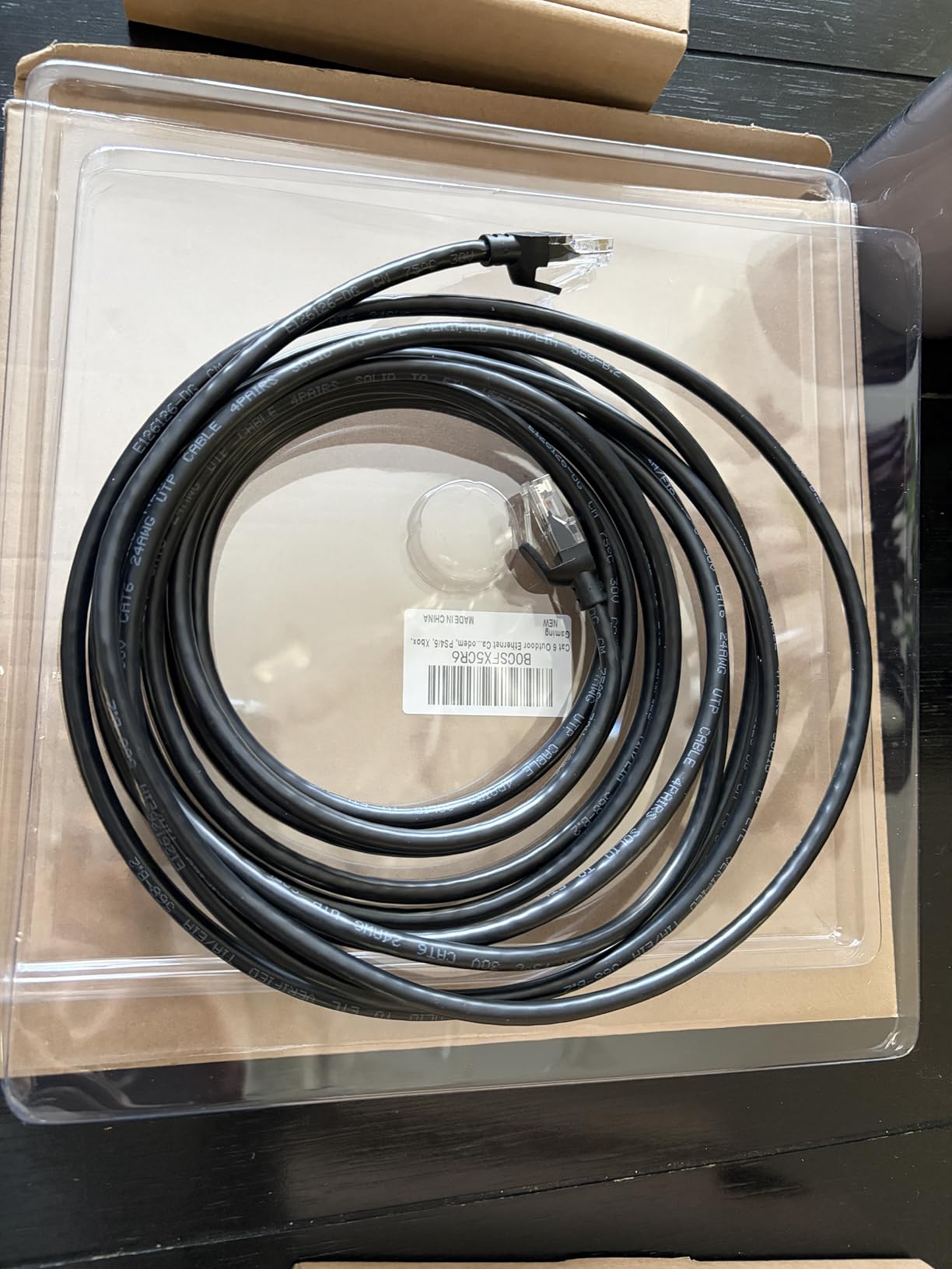 Jadaol Cat 6 Ethernet Cable 100ft, 10Gbps Support Cat8 Cat7 Network, Flat RJ45 LAN Patch Cable, High-Speed Wired Internet Cable for Router, Modem, Switch, Gaming Consoles, PC, Streaming Devices, White customer photo 1