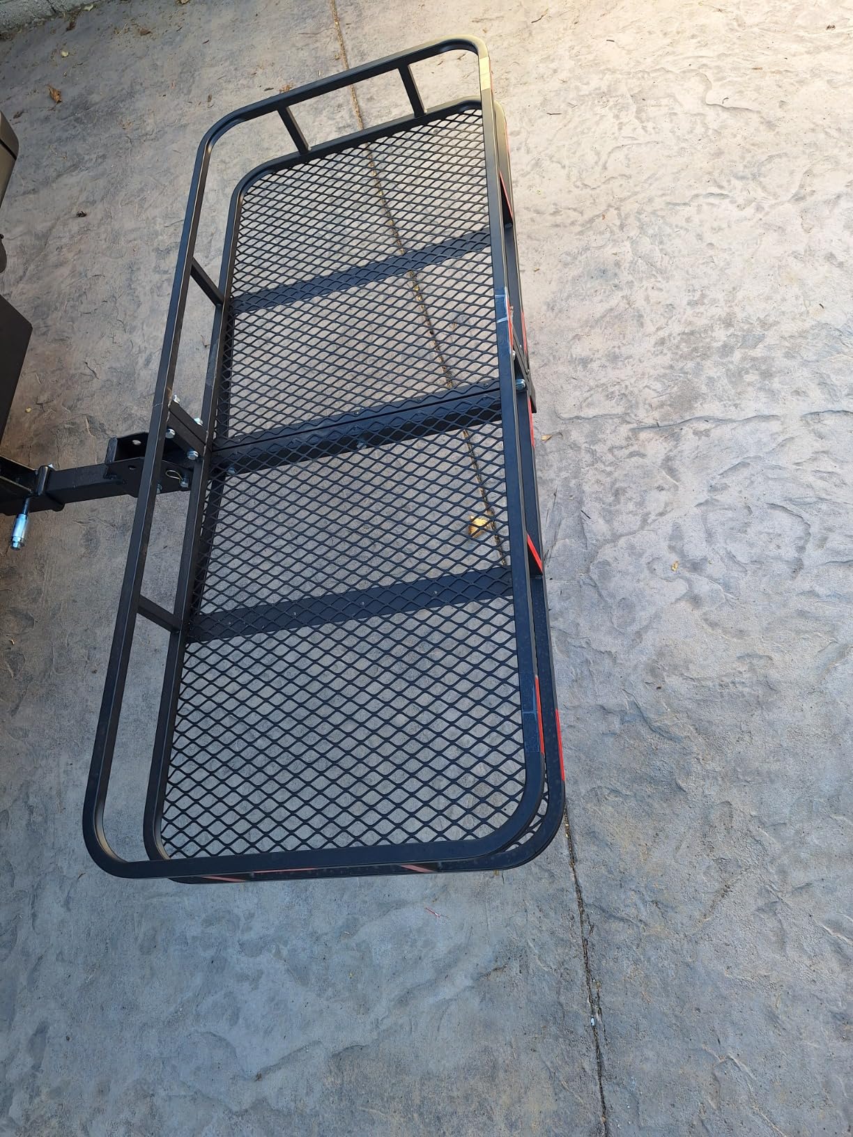 ARKSEN 60 x 23 x 5.5 Inch Folding Hitch Cargo Carrier,500 Lbs Capacity Heavy Duty 2 Inch Receiver Luggage Basket for SUV, Pickup Truck, Camping & Travel customer photo 1