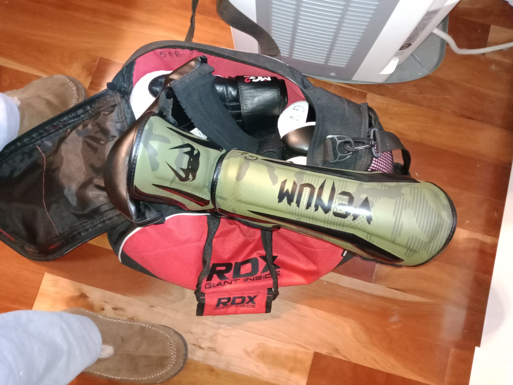 Venum Elite Muay Thai Shin Guards customer photo 2