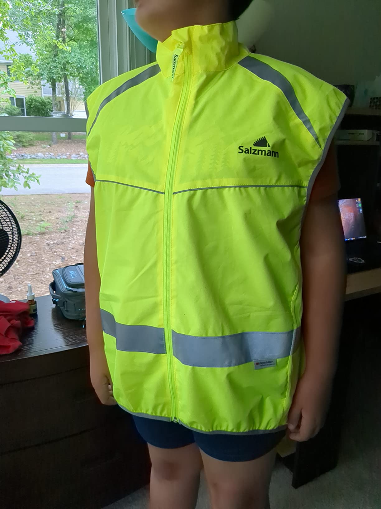 Salzmann High Visibility Cycling Vest | Reflective Cycling Gilet | Made with 3M Scotchlite customer photo 2