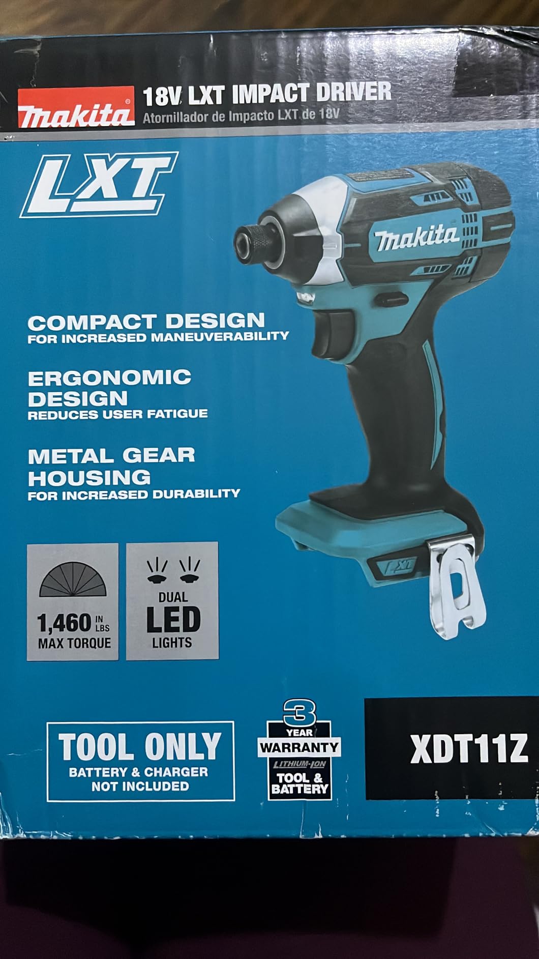 XDT11Z 18V LXT Lithium-Ion Cordless Impact Driver, Tool Only customer photo 1