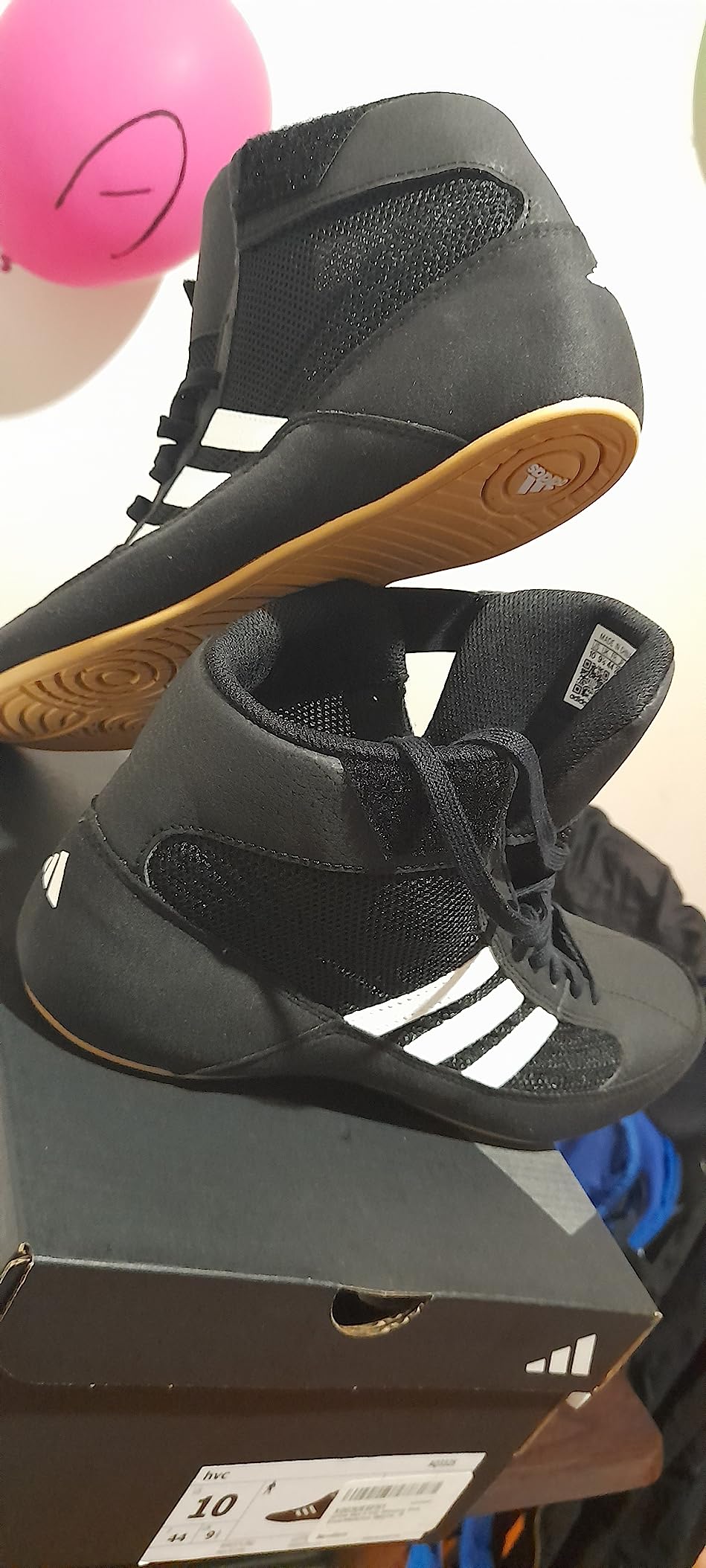 adidas Men's HVC Wrestling Shoes - Thin Sole for Excellent Pedal Feel customer photo 1