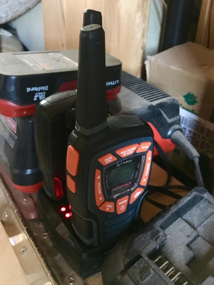 Cobra ACXT645 Waterproof Walkie Talkies - Rechargeable, 22 Channels, Long Range 35-Mile Two-Way Radio Set, Black and Orange (2-Pack) customer photo 1