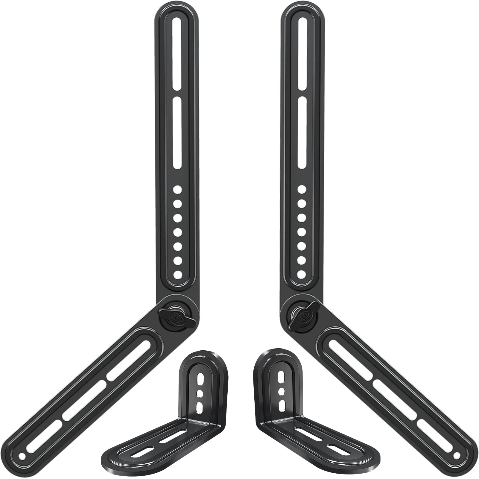 Mounting Dream Soundbar Mount Bracket for Mounting Above or Under TV Fits Most of Sound Bars Up to 15 Lbs, with Detachable Long Extension Plates MD5420 customer photo 1