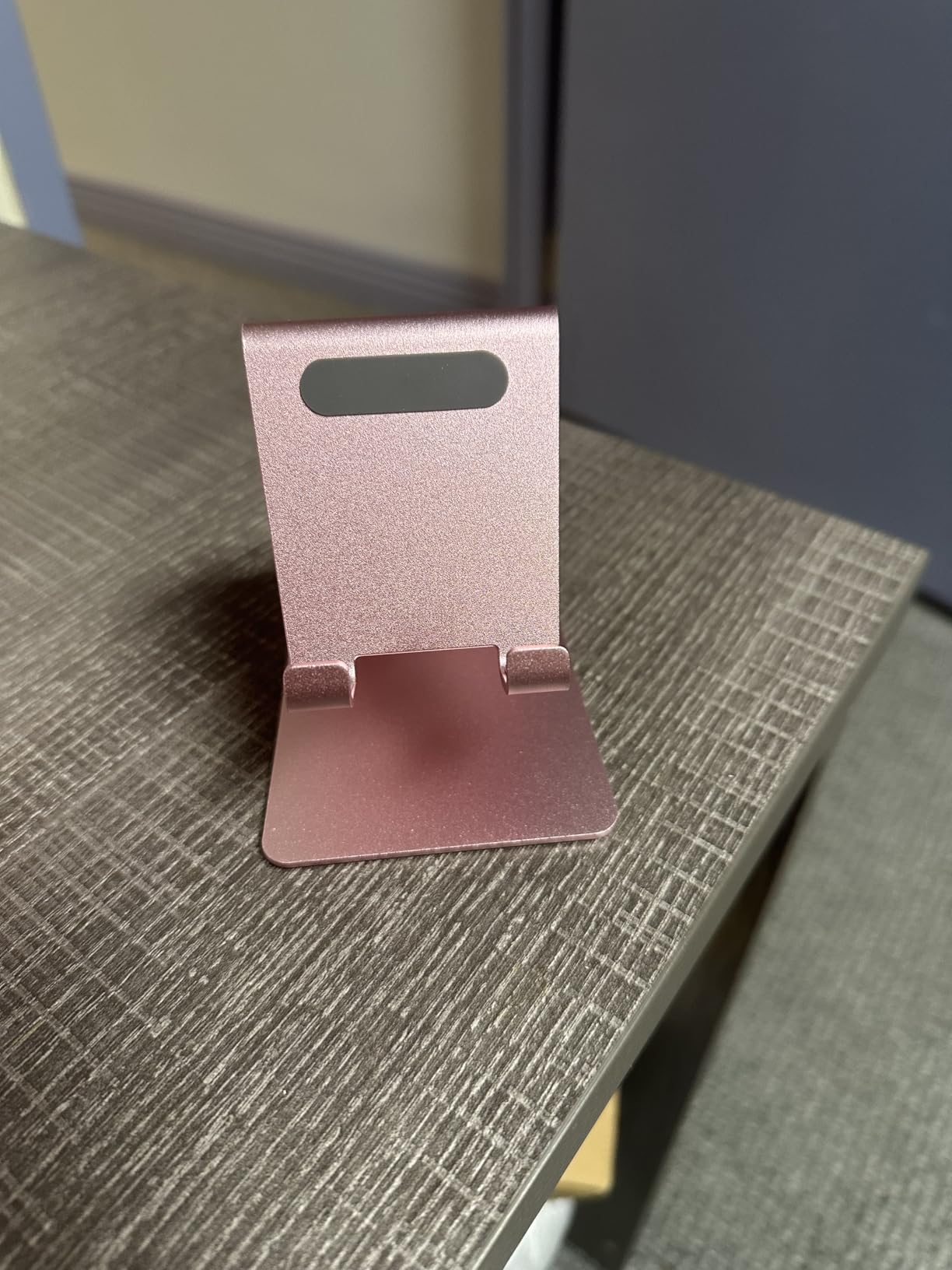 Lamicall Cell Phone Stand, Phone Dock: Cradle, Holder, Stand for Office Desk - Black customer photo 2