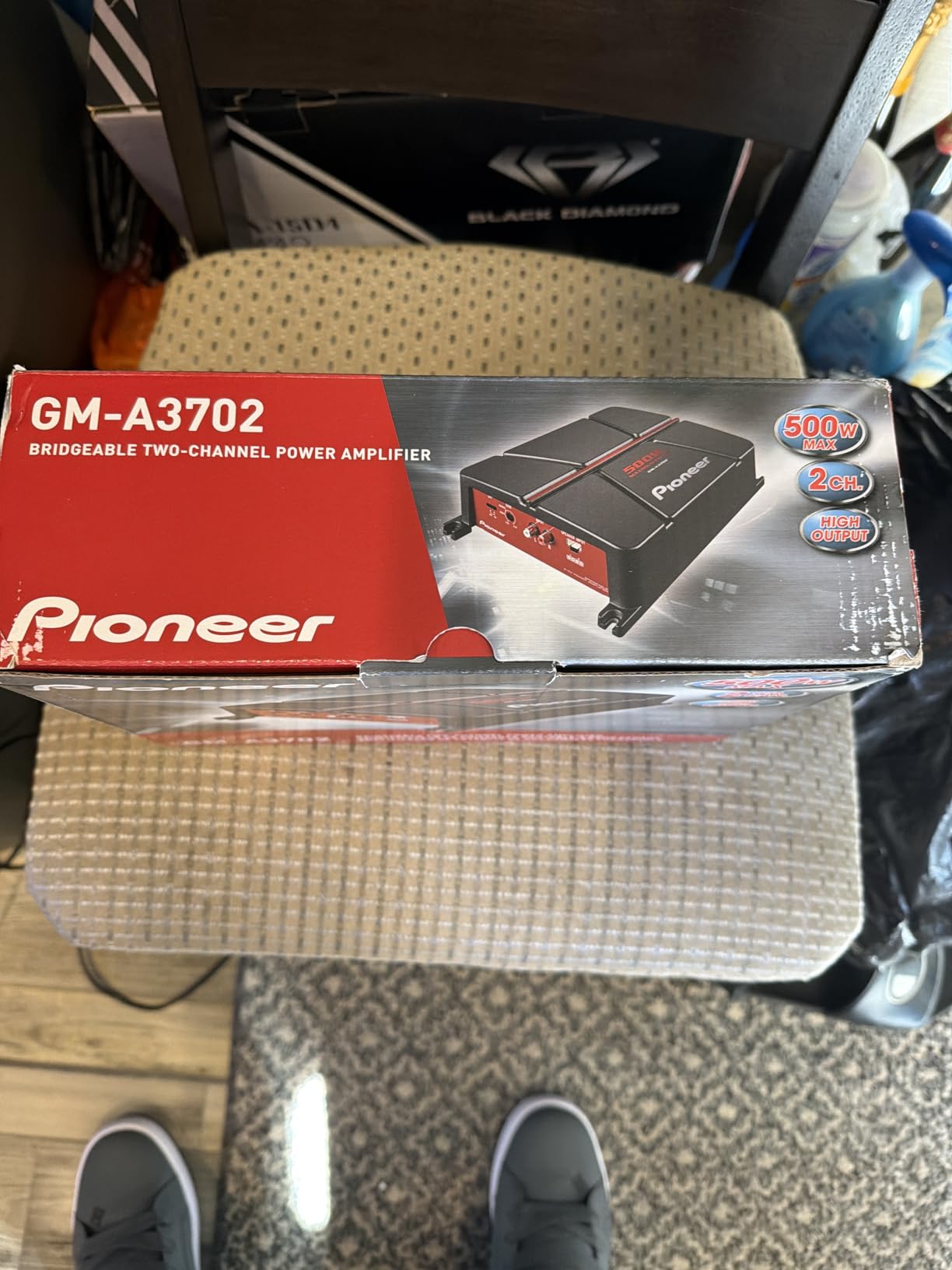 Pioneer GM-A3702 2-Channel Car Amplifier - 500W Max, Class AB, Bridgeable Design customer photo 1