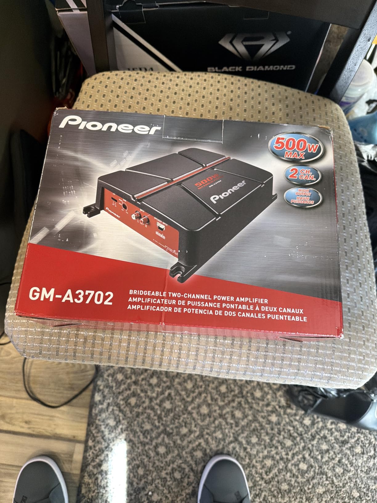 Pioneer GM-A3702 2-Channel Car Amplifier - 500W Max, Class AB, Bridgeable Design customer photo 2