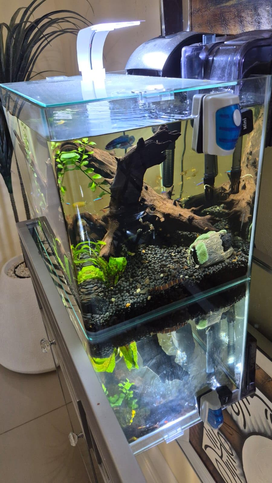 Tetra Whisper IQ Power Filter 45 Gallons, 215 GPH, With Stay Clean Technology customer photo 2