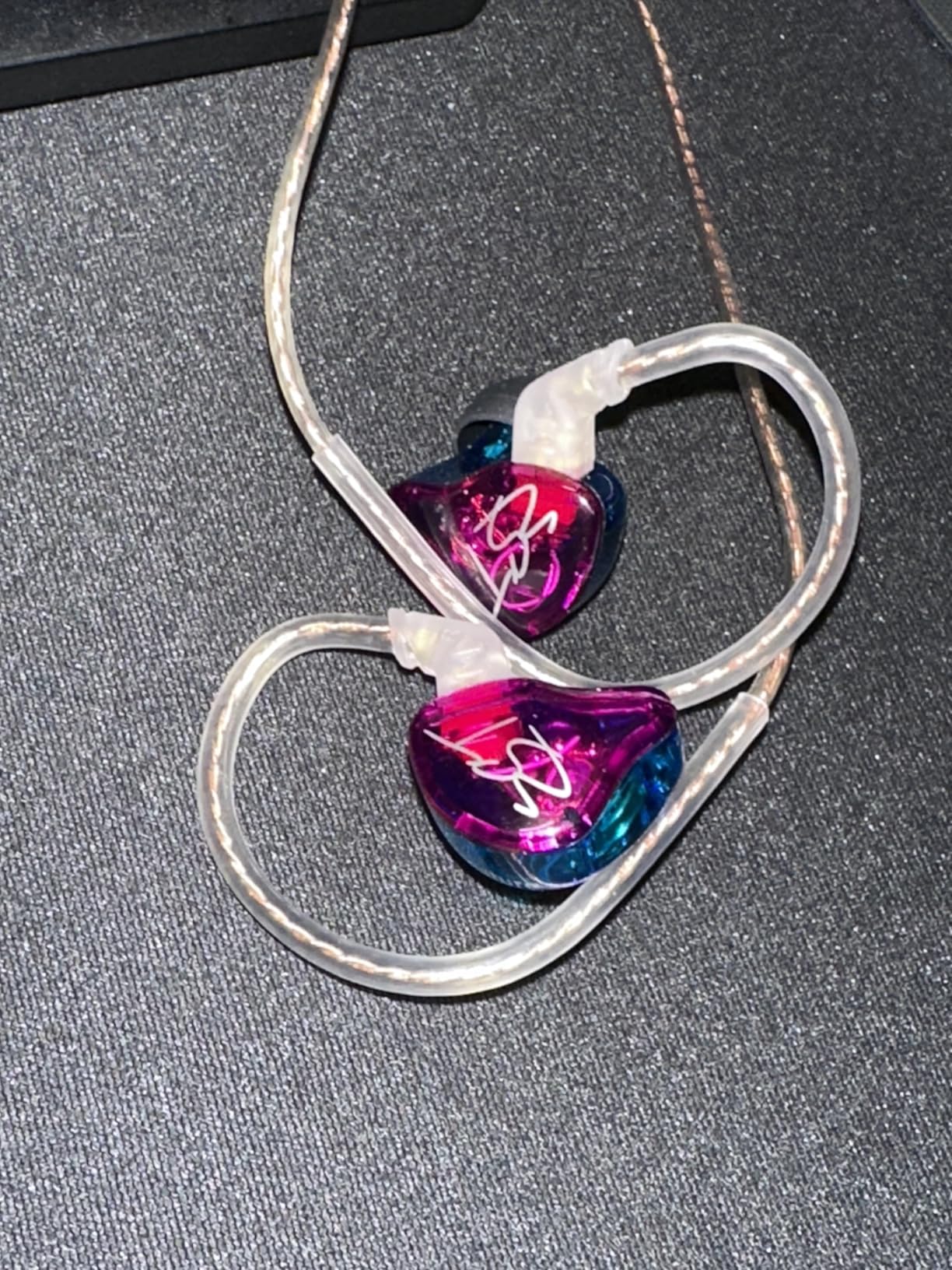 YINYOO KZ-ZST Colorful Hybrid Balance Armature with Dynamic Ear Earphone 1BA+1DD HiFi Headset KZ in Ear Monitor Headphone Wired Earbuds IEM Earphone Gaming Ear Buds (Colorful/ZST Without Microphone) customer photo 1