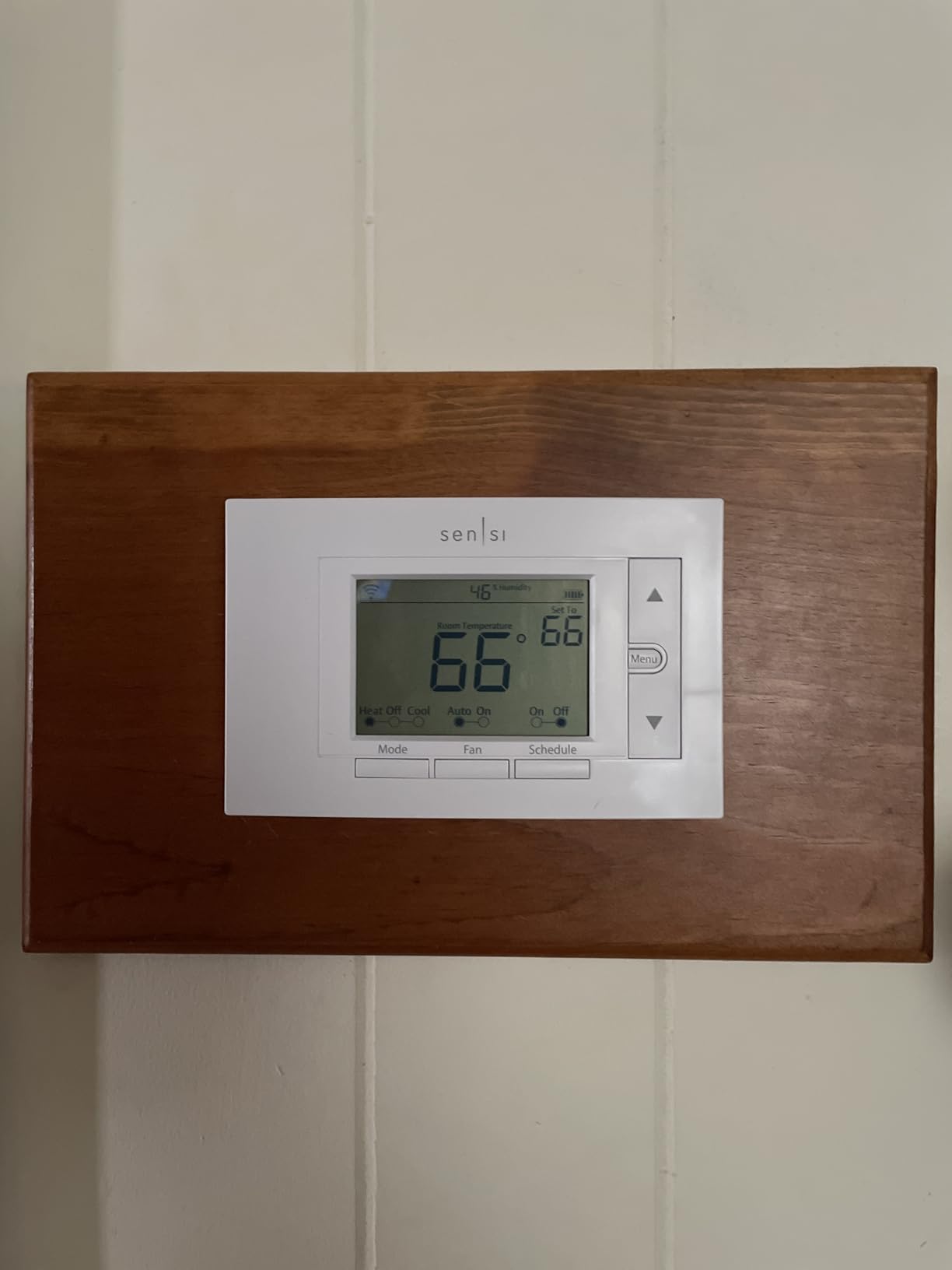 Emerson Sensi Wi-Fi Smart Thermostat for Smart Home, DIY, Works With Alexa, Energy Star Certified, ST55 customer photo 1