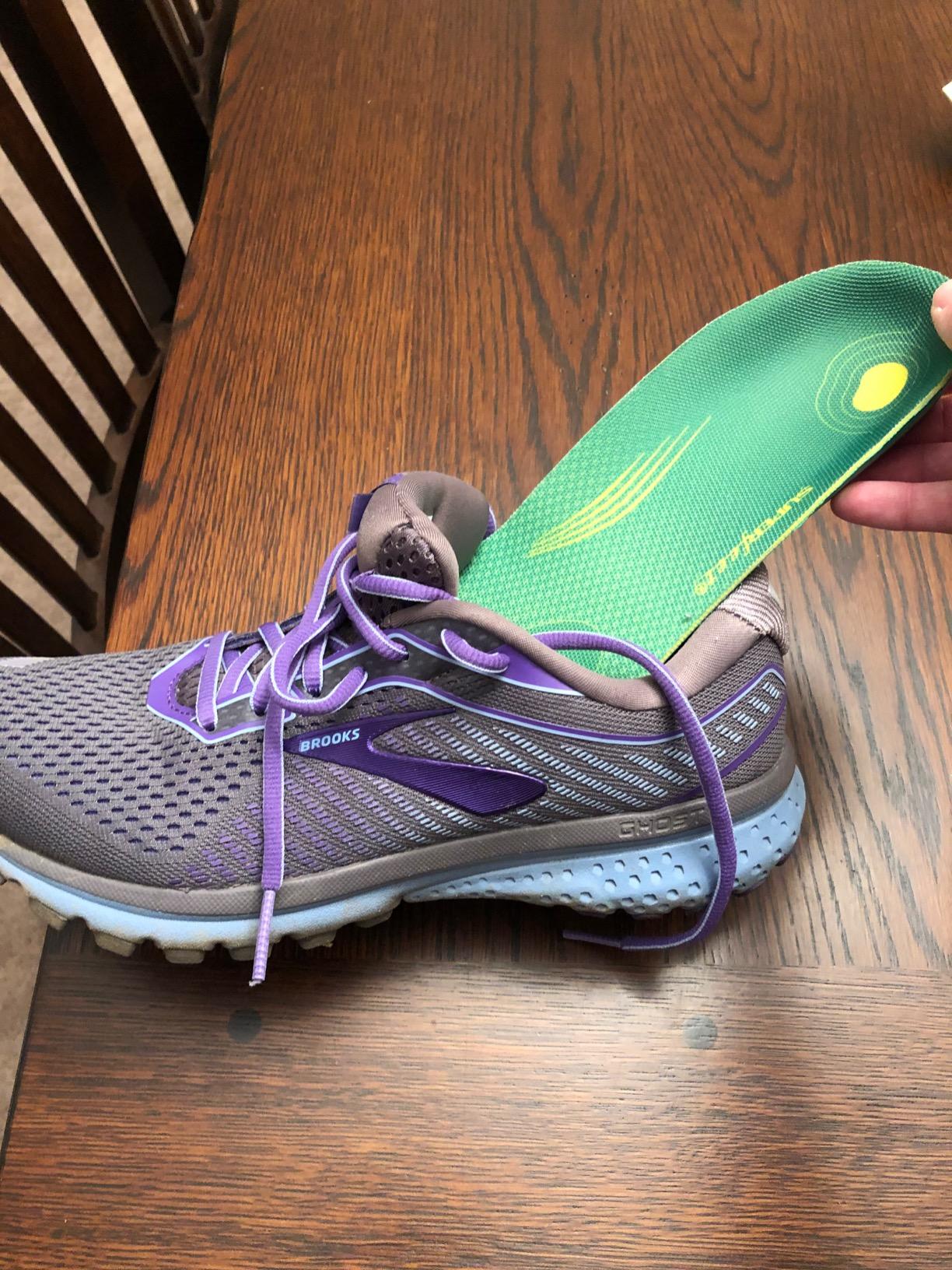 Superfeet Run Support High Arch Insoles for Runners with High Arch Support & EVOLyte Carbon Fiber - 11.5-13 Men / 12.5-14 Women customer photo 2
