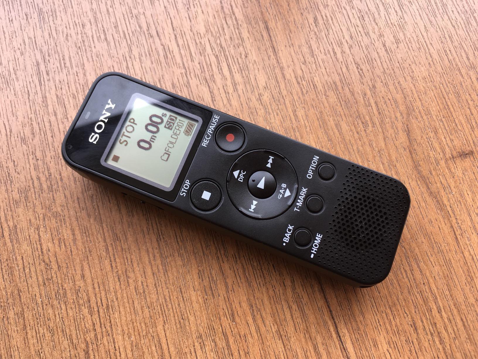 Sony ICD-PX470 Stereo Digital Voice Recorder with Built-in USB Voice Recorder, Black customer photo 1