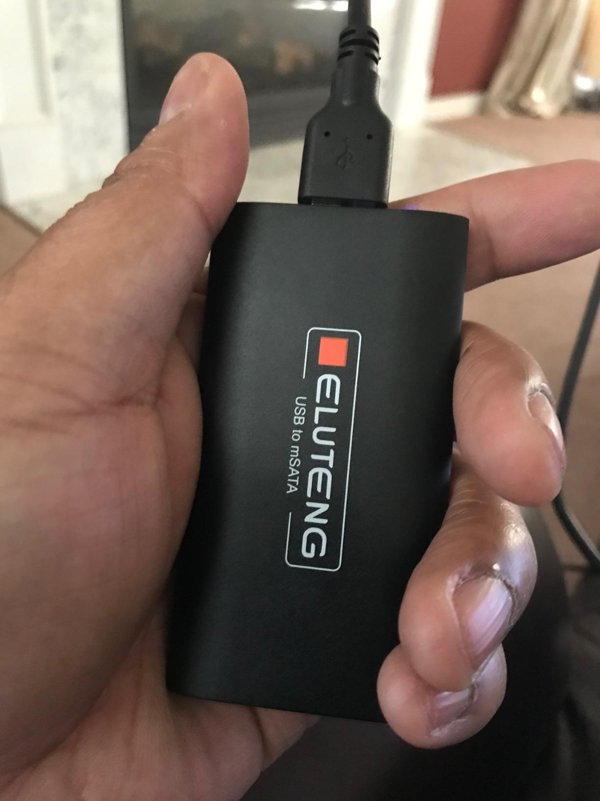 ELUTENG M.2 NVMe & SATA to USB C Docking Station Dual Protocol M.2 to USB C Adapter 10Gbps External SSD Enclosure for M Key, B+M Key Support 2280 2260 2242 2230 SSDs with 2in1 Cable customer photo 2