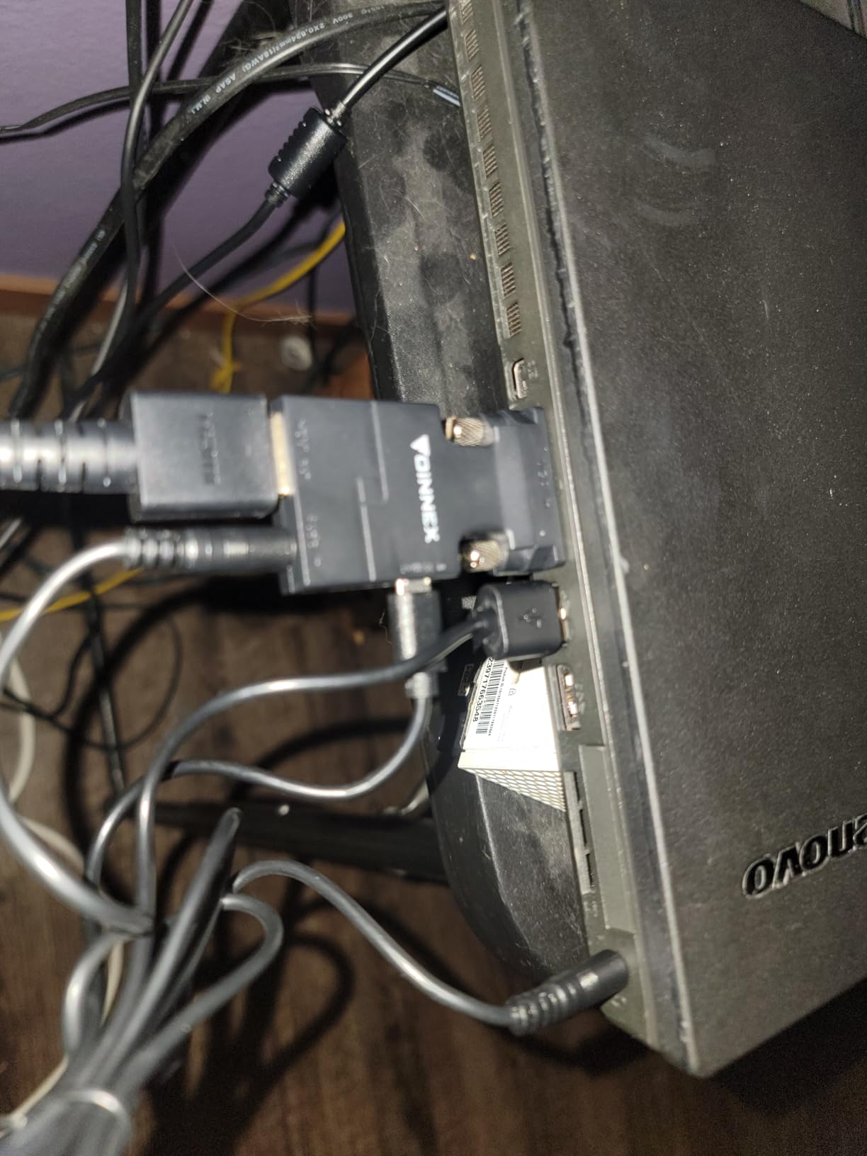 VGA to HDMI Adapter with Audio, Uni-Direction VGA (Source) to HDMI (TV/Monitor), Active VGA in HDMI Convertor Male to Female 1080P Video Dongle for Laptop,Computer,Projector customer photo 1