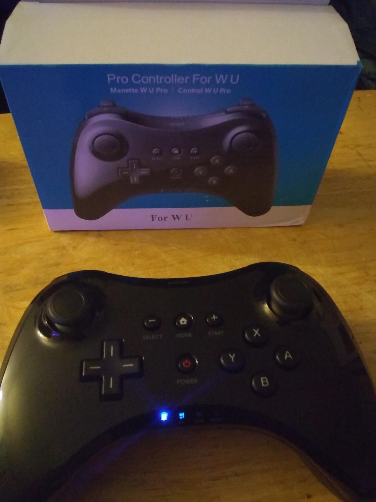 Black Classic Wireless Pro Controller Game Controller Gamepad Joypad Remote for Wii U customer photo 2