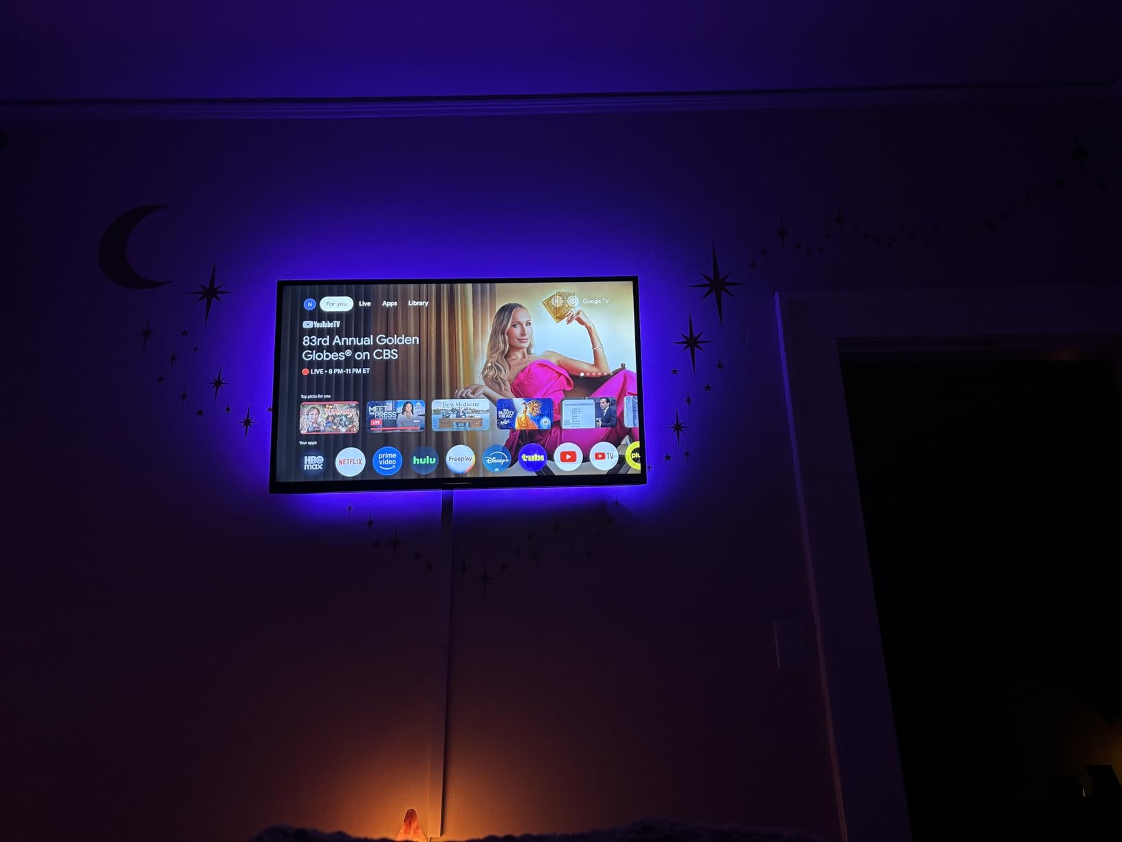 Tv Led Backlight, Maylit 8.2ft Led Strip Lights for 40-60in Tv, USB Powered Tv Lights kit with Remote, RGB Bias Lighting for Room Decor customer photo 2