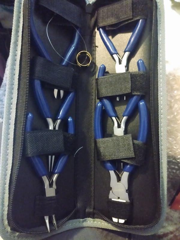 WORKPRO Jewelry Plicers Set, 7-Piece Jewelry Making Tools Kit with Needle Round Nose Plier and Bent Nose Plier Wire Cutter customer photo 1