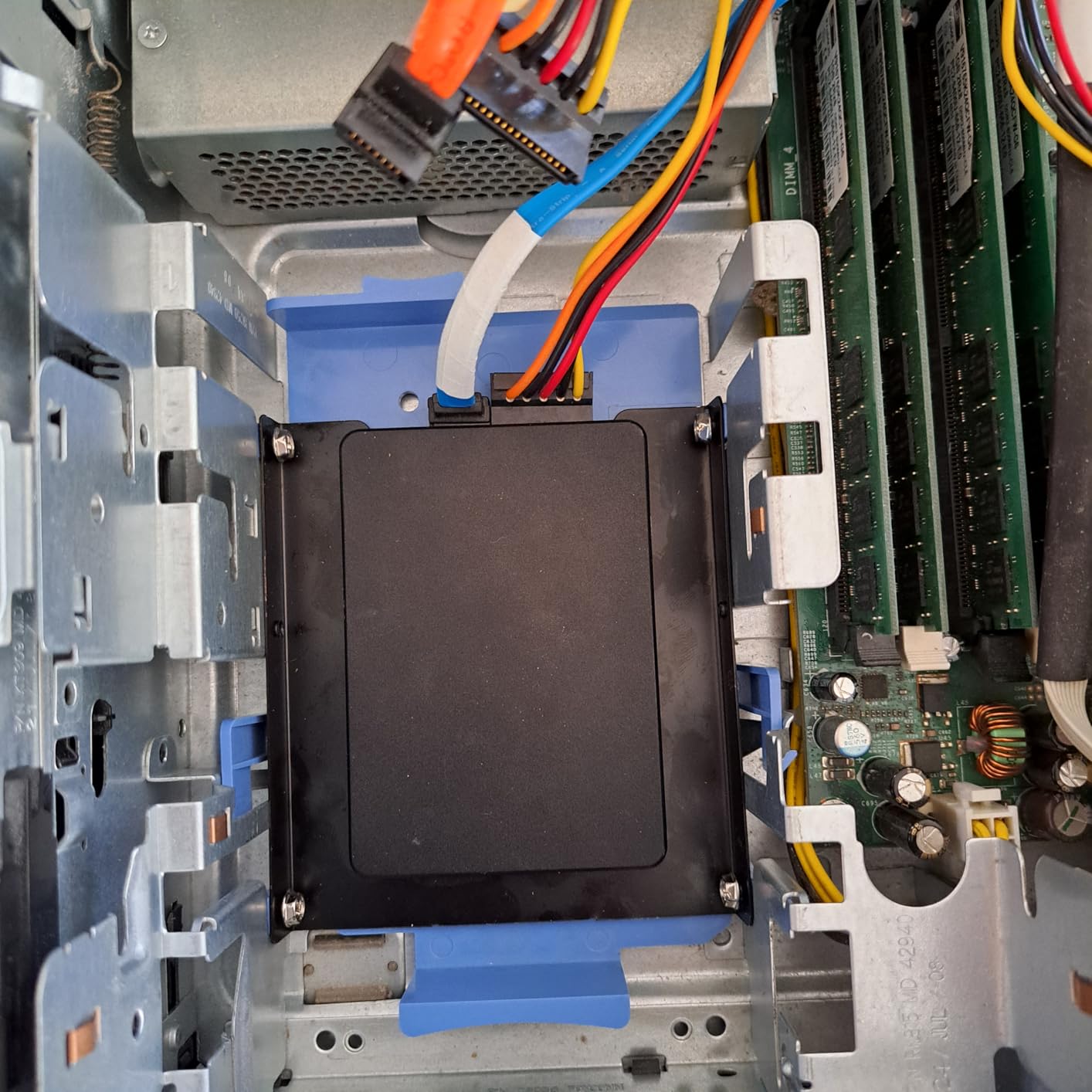 SSD Mounting Bracket 2.5 to 3.5 Adapter 2 Pack,SSD Bracket SSD Tray Adapter 2.5