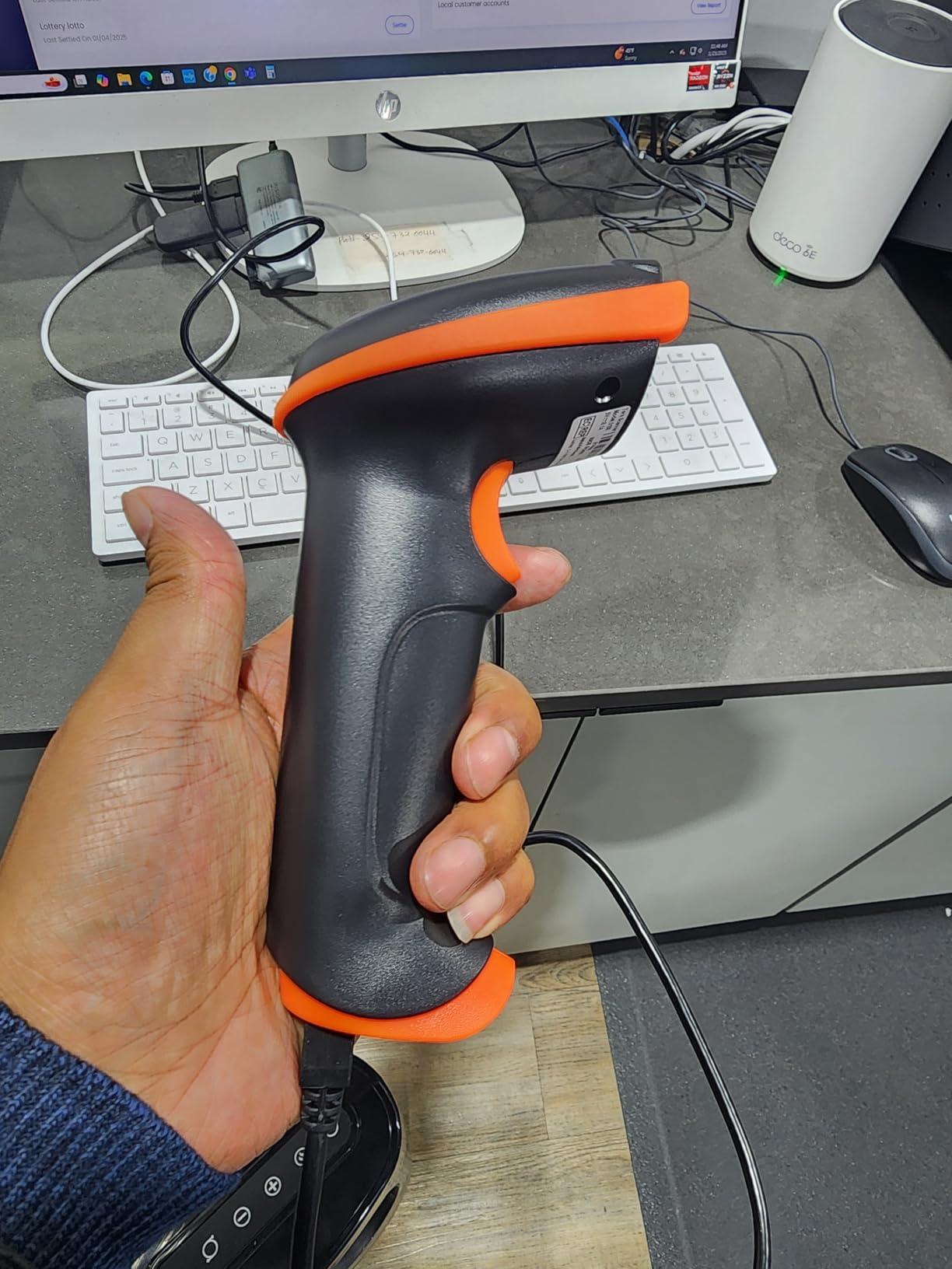 Tera Barcode Scanner Wireless 1D Laser Cordless Barcode Reader with Battery Level Indicator, Versatile 2 in 1 2.4Ghz Wireless and USB 2.0 Wired customer photo 2