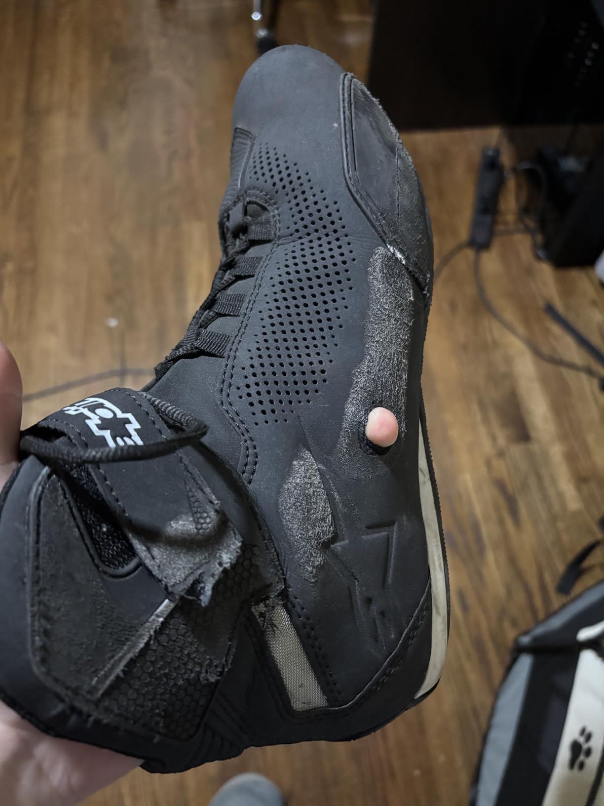 Alpinestars Sektor Vented Shoes - Black/Gray/Red - Premium Racing Footwear customer photo 2