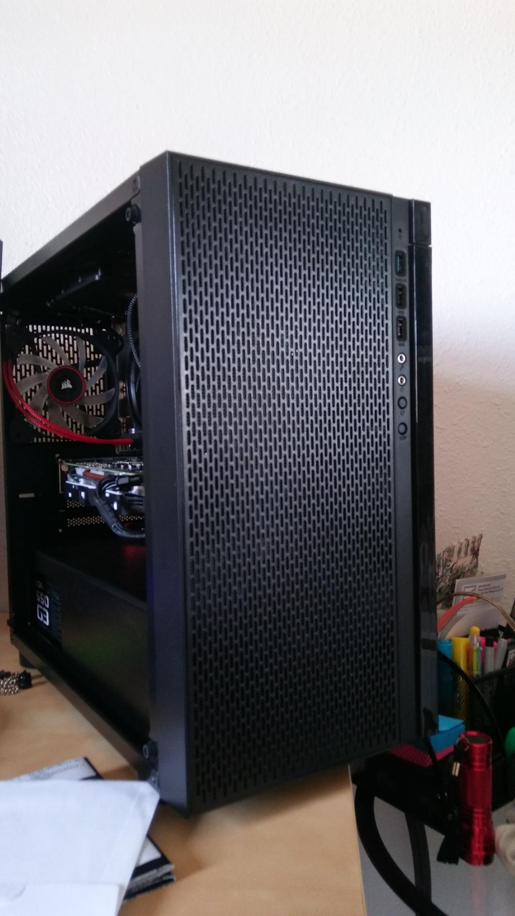 Thermaltake Versa H18 Tempered Glass Black Spcc Micro ATX Mini Tower Gaming Computer Case CA-1J4-00S1WN-01 customer photo 1