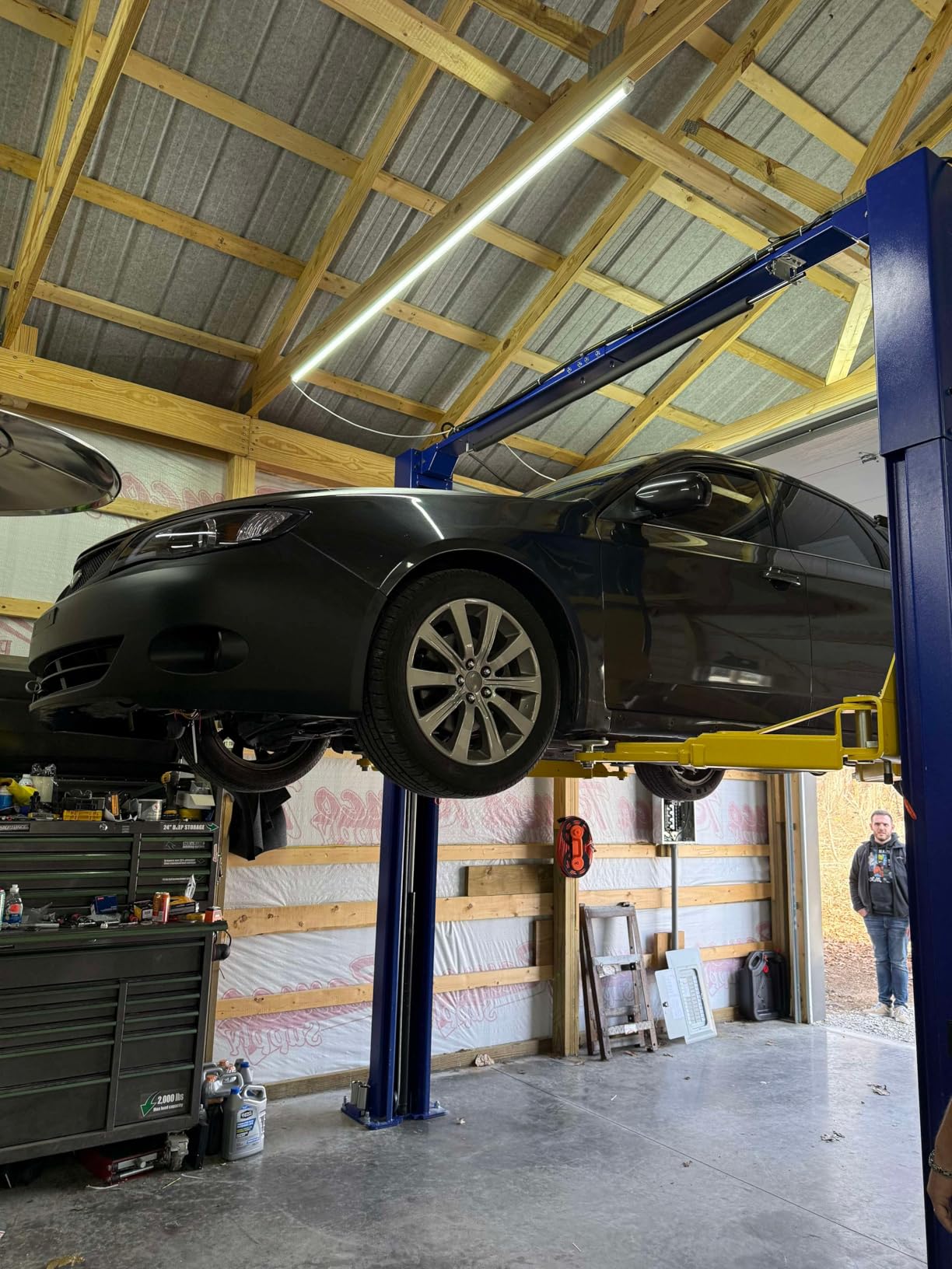 APlusLift HW-10KOH-A 10000LB Two Post Overhead Clear Floor Car Lift/Industry Leading 3 Year Warranty customer photo 5