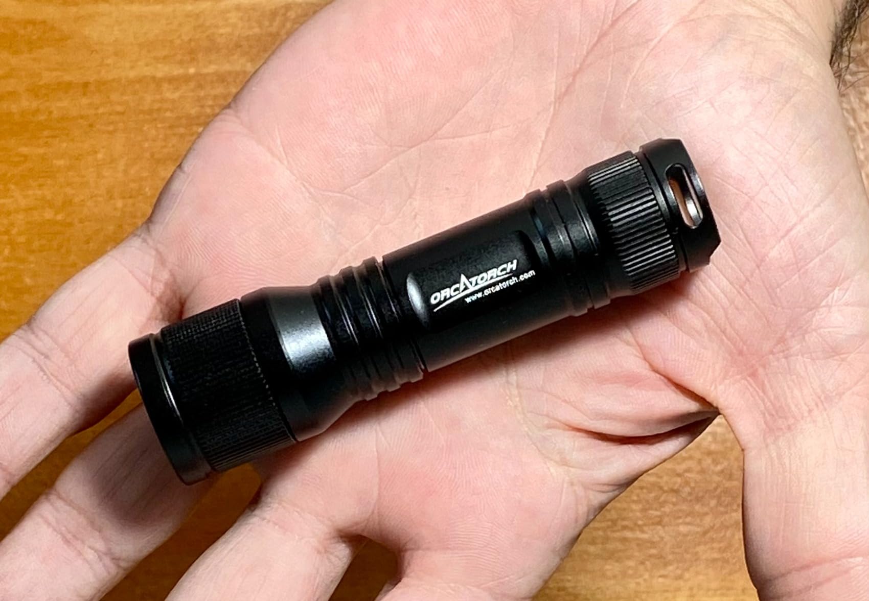 ORCATORCH D560 Mini Scuba Dive Light Headlamp 650 Lumen Mask Diving Flashlight with 360° Rotatable Mask Clip, Underwater 150m Backup Headlight with Rotary Switch (Not Included Snorkel Mask) (Black) customer photo 2
