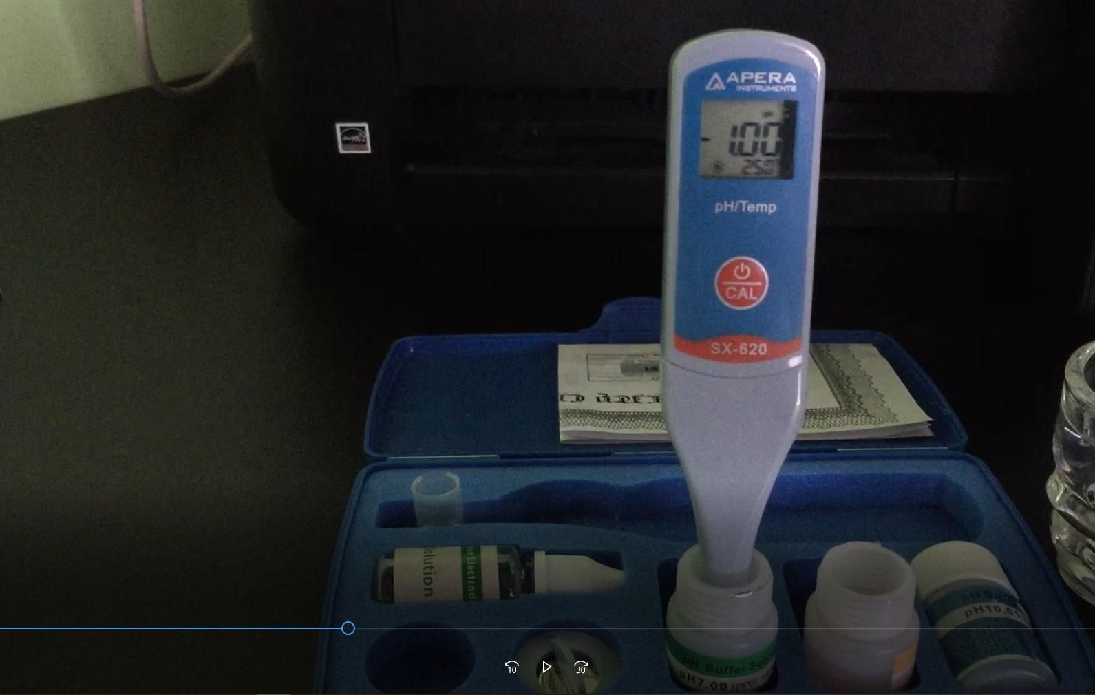 Apera Instruments SX620 pH Pen Tester Kit with 0.01 pH Accuracy, 3-Point Auto. Calibration, ATC customer photo 2