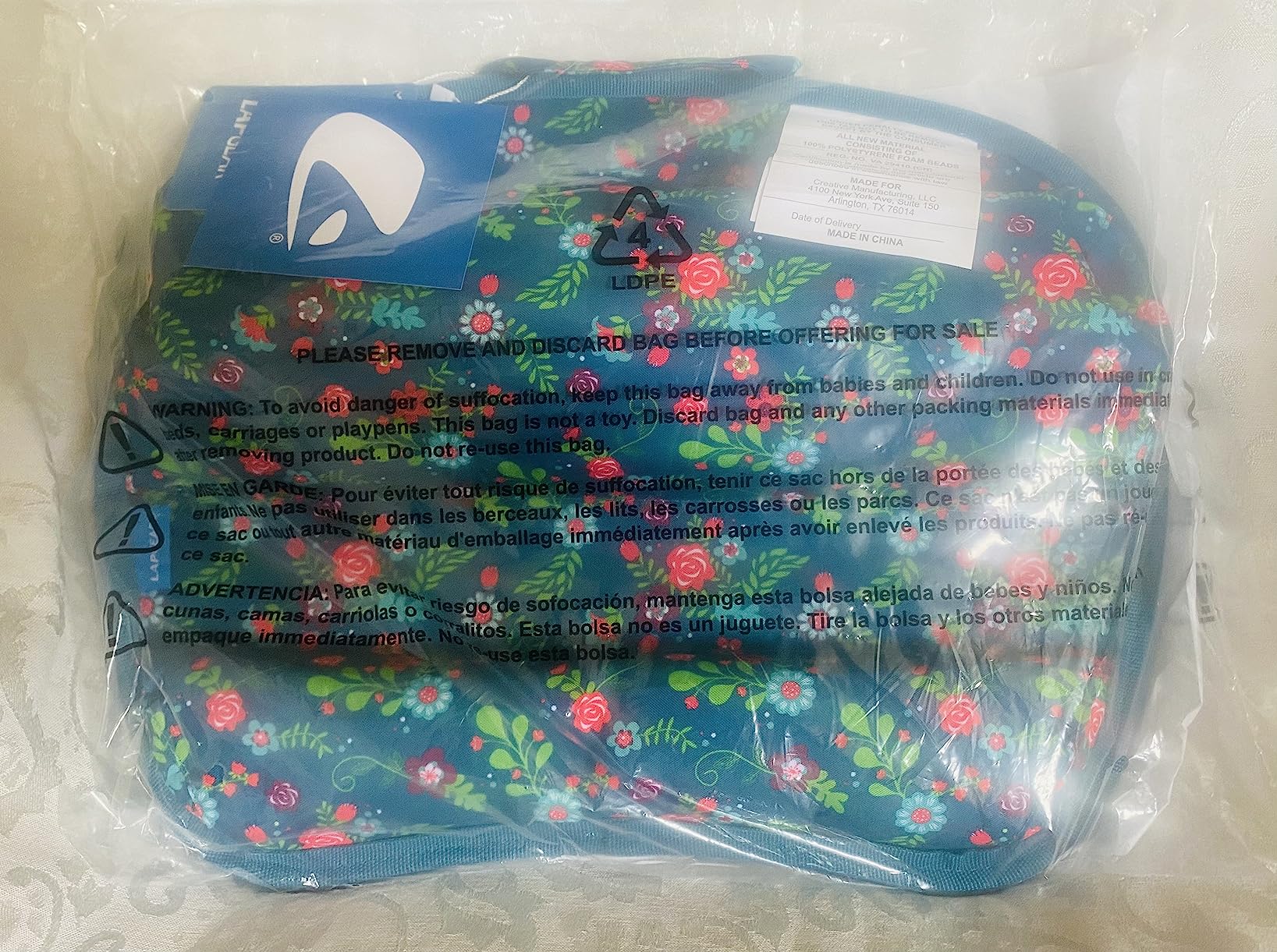LAPGEAR MyStyle Portable Lap Desk with Cushion - Big Ideas - Fits up to 15.6 Inch Laptops - Style No. 45311 customer photo 2